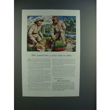 1950 Travelers Insurance Ad - Dirt Told No Tales!