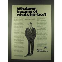 1972 3M Company Ad - Became of What's-His-Face