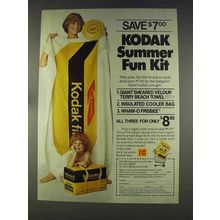 1977 Kodak Film Ad - Summer Fun Kit