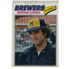 1977 Topps baseball card 159 Bernie Carbo - Brewers