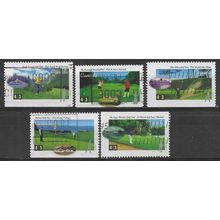 CAN 1995 (SET) 'GOLF COURSES' (5v)FINE USED (EBID71-327)