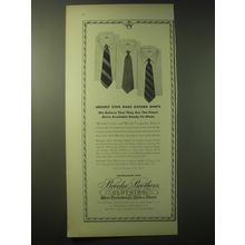 1948 Brooks Brothers Oxford Shirts Ad - Brooks' own make Oxford Shirts