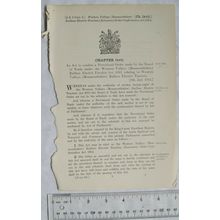 1914 Act of Parliament: Western Valleys (Monmouthshire) Railless Electric Tracti