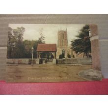 ST. PETER'S CHURCH, TIVERTON, DEVON unused vintage postcard by F. Frith =