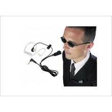1 MICRO AURICULAR TRANSPARENTE PARA MOTOROLA Y COBRA DE 1 PIN TIPO FBI CON VOX