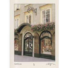 Salzburg Austria Apotheke Pharmacy Chemist Austria Postcard