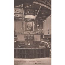 Crown Law Court Lancaster Castle Antique MINT Postcard