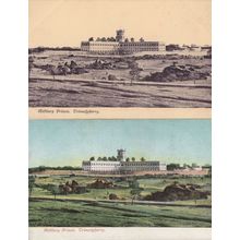 Trimulgherry Military Prison India 2x Antique Postcard s