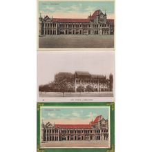 Jubbulpore Chief Court India 3x Indian Law Courts Antique Postcard s
