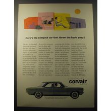 1960 Chevrolet Corvair deluxe 700 Car Ad - compact car that threw the book away