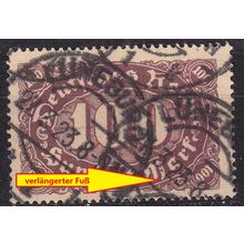 GERMANY REICH [1922] MiNr 0219 I ( O/used ) [01] Plattenfehler