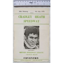 1970 Cradley Heath v Coventry Speedway Programme - 4th July