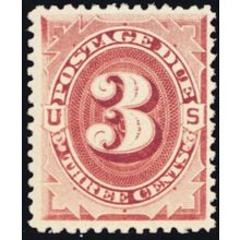 J24, Mint FVF XLH 3¢ Postage Due Stamp - Stuart Katz