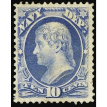 O40, Mint HH 10¢ VF Official Stamp - SCV $210 - Stuart Katz