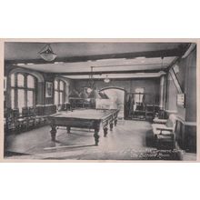 Billiard Room at St Barnabas Homes Dormans Surrey Old Postcard