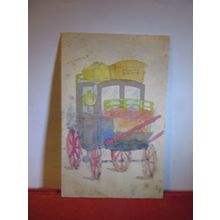 used antique postcard by Raphael Tuck c.1910 paintbox series =