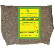 Perennial Plot Mix Food Plot Seed, 1/2 Acre, Mixture of Alfalfa and Clovers, Per