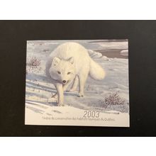 ICOLLECTZONE Canada 2003 Quebec Wildlife Conservation Booklet QW16 (A100)