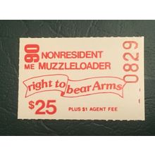 ICOLLECTZONE US Maine 1990 Muzzleloader Non-Resident Stamp VF NH