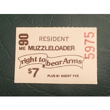 ICOLLECTZONE US Maine 1990 Muzzleloader Resident Stamp VF NH