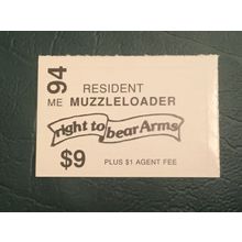 ICOLLECTZONE US Maine 1994 Muzzleloader Resident Stamp VF NH