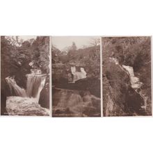 EC805 INGLETON FALLS - 3 PRINTED POSTCARDS