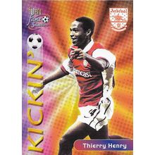 Futera's Arsenal 2000 Fans' Selection: Kickin' - Card No. 129, Henry (Thierry)