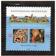 GER 2008 €0.45(S/A) 'WORLD HERITAGE SITE -REICHNAU ABBEY' FINE USED (EBID30-537)