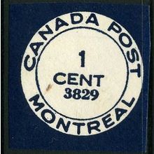 1900's 2 Cent Cut out - Montreal - MNH (*)