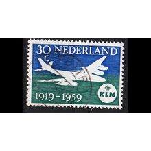 NIEDERLANDE NETHERLANDS [1959] MiNr 0738 ( O/used ) Flugzeug
