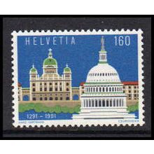 Switzerland 888 Joint Issue Fine MNH Dry Gum W5653