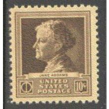 878 10c Jane Addams Fine MNH GA0418