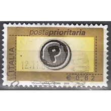 Italia 2002 Michel 2804I O Cote (2006) 1.30 € Timbre prior Cachet rond