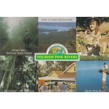 Australian Tourism Pine Rivers Samford State Forest North Pine Market Postcard