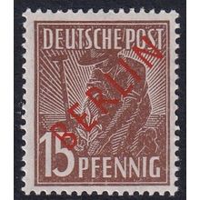 Berlin - Germany 1949 SG B25 UMM - Red Overprint (D-864 (9))