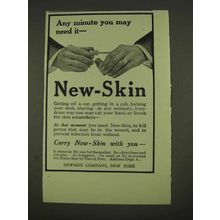 1913 New-Skin Antiseptic Ad - Any Minute You May Need