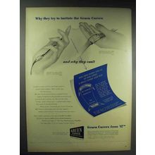 1944 Gruen Curvex Watch Ad - They Try to Imitate