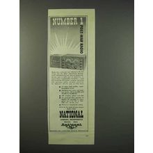 1947 National NC-173 Radio Ad - Number 1 Post-War