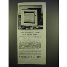 1963 Esterline Angus Speedservo Flush Recorder Ad