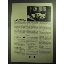 1968 Raytheon X-Ray Image Intensifier Tubes Ad