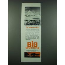 1970 Wyoming Tourism Ad - The Young Country
