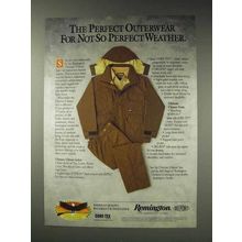 1991 Remington Ultimate Climate Suit Ad - Outerwear