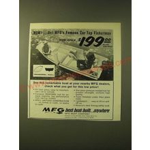 1966 MFG Car Top Fisherman Boat Ad