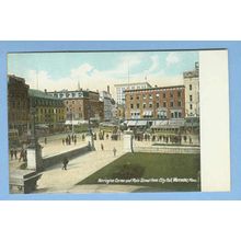 MA Worcester Harrington Corner & Main St From City Hall Street Scene Inter~999