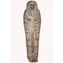 Painted Coffin Of Denytenamun From Thebes British Museum Postcard