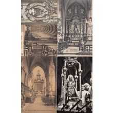 Belgium Anvers Eglise Our Lady Of St Jacques Paul Religious 4x Old Postcard s