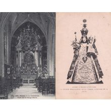 Belgium Anvers Eglise Our Lady Of Vierge Marie Religious 2x Old Postcard s