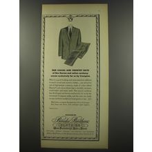 1956 Brooks Brothers Clothing Ad - Our Casual and Country suits of fine Dacron