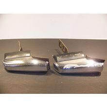 1970 1971 DODGE DART FRONT BUMPER GUARD BUMPERETTE OEM PAIR 2962316 / 3481805