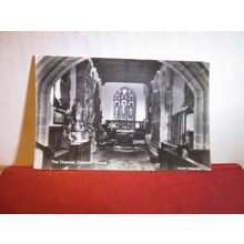 THE CHANCEL, THE CHURCH, COXWOLD, YORKSHIRE used postcard RP 1979 pm =